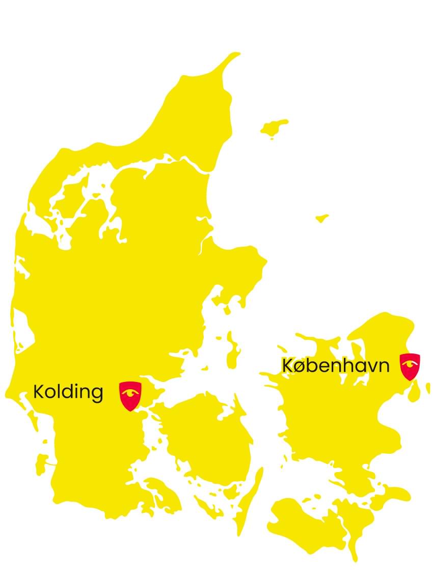 VIDEO GUARD MAP DENMARK
